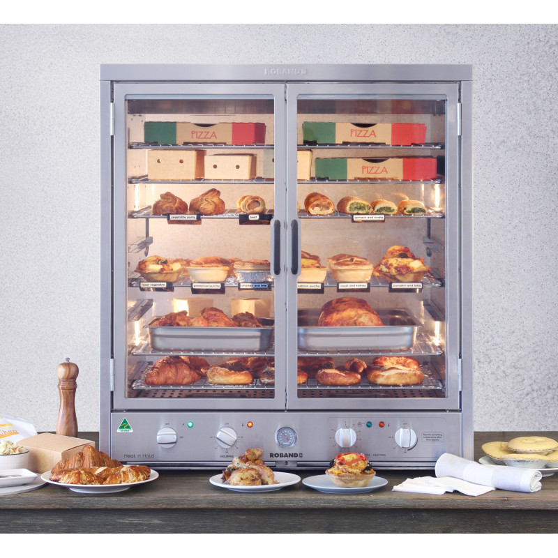 Roband H200R Heat 'N' Hold Sliding  Glass Display Side