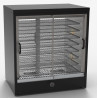 Roband HB200F Heat 'N' Hold Food Warmer - Black- Fixed Glass Display Side