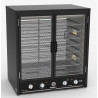 Roband HB200F Heat 'N' Hold Food Warmer - Black- Fixed Glass Display Side