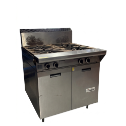 USED Garland MST44S Master Series 4 Burner Stove With Storage Base Natural Gas - ST22KEA451