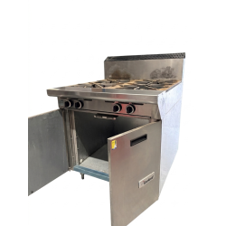 USED Garland MST44S Master Series 4 Burner Stove With Storage Base Natural Gas - ST22KEA451