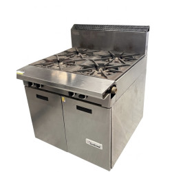 USED Garland MST44S Master Series 4 Burner Stove With Storage Base Natural Gas - ST22KEA2175