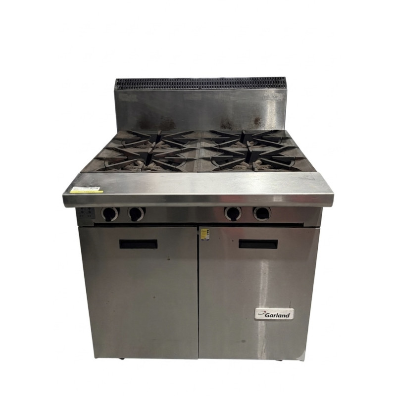 USED Garland MST44S Master Series 4 Burner Stove With Storage Base Natural Gas - ST22KEA2175
