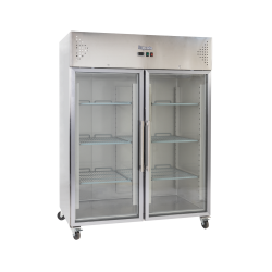 EXQUISITE - GSC1410G - COMMERCIAL KITCHEN UPRIGHT GASTRONORM CHILLERS WITH GLASS DOORS