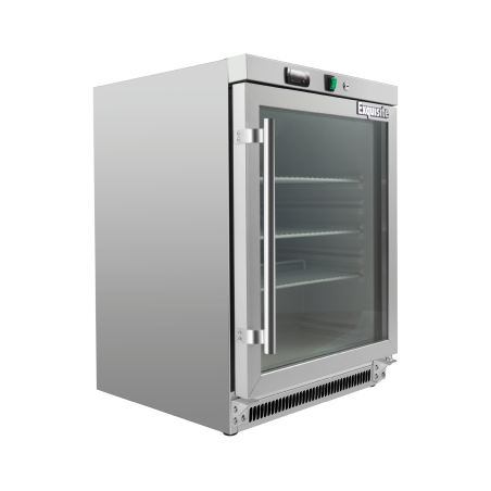 EXQUISITE - MC210G - COMMERCIAL KITCHEN SINGLE DOOR UNDER-BENCH CHILLER - GLASS DOOR
