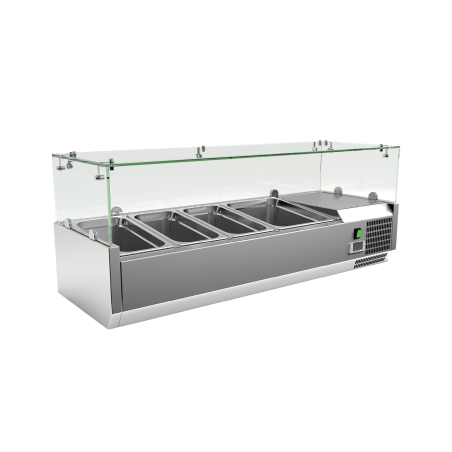 EXQUISITE - ICT1200 - COMMERCIAL KITCHEN INGREDIENT COUNTER TOP CHILLERS