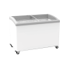 EXQUISITE - COMMERCIAL CURVED GLASS DISPLAY CHEST FREEZERS - SD 400