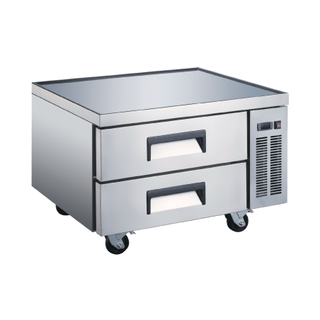 EXQUISITE - CB36D2 - CHEFS BASE UNDERBENCH FRIDGE DRAWER 900MM WIDTH