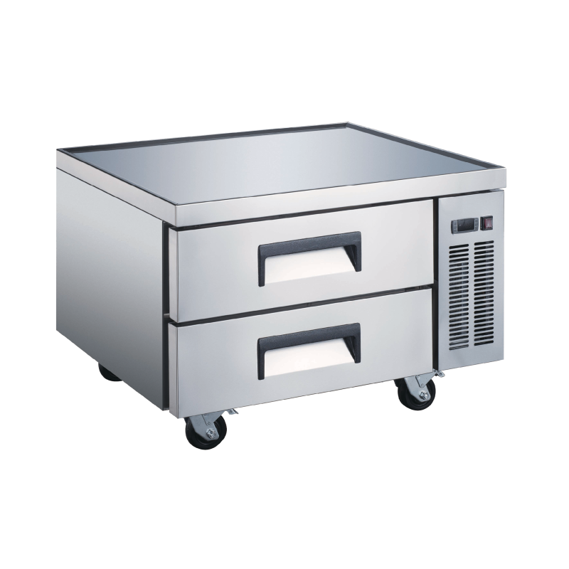 EXQUISITE - CB48D2 - CHEFS BASE UNDERBENCH FRIDGE DRAWER 1200MM WIDTH