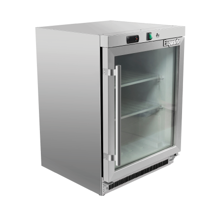 EXQUISITE - MF210G - ONE SOLID GLASS UNDERBENCH FREEZER