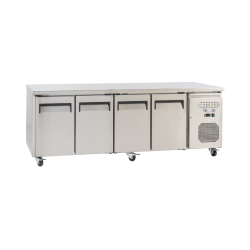 EXQUISITE - SSC550H - COMMERCIAL KITCHEN SNACK SIZE UNDER-BENCH CHILLER WITH SOLID DOORS