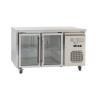 EXQUISITE - SSC260G - COMMERCIAL KITCHEN SNACK SIZE UNDER-BENCH CHILLER WITH GLASS DOORS