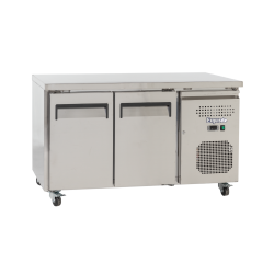 EXQUISITE - SSF260H - COMMERCIAL KITCHEN SNACK SIZE UNDER-BENCH FREEZERS WITH SOLID DOORS