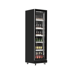 EXQUISITE - DC410 - ONE GLASS DOOR UPRIGHT FRIDGE WITH 3 COLOUR LED
