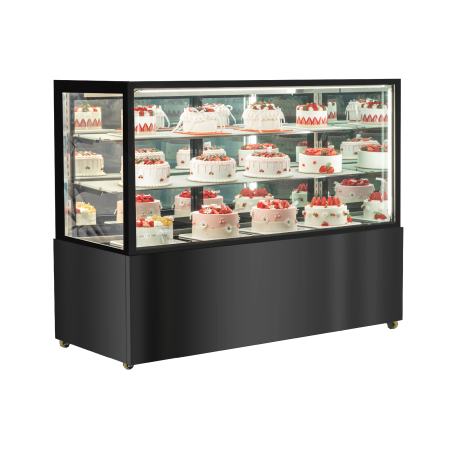EXQUISITE - CDM215 - TWO SHELVES + BASE COLD CAKE DISPLAY
