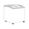 EXQUISITE - SD235K - CURVED GLASS CHEST FREEZER WITH LED