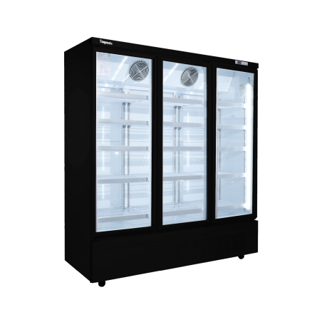 EXQUISITE - SMC1600 - THREE GLASS DOORS UPRIGHT FRIDGE