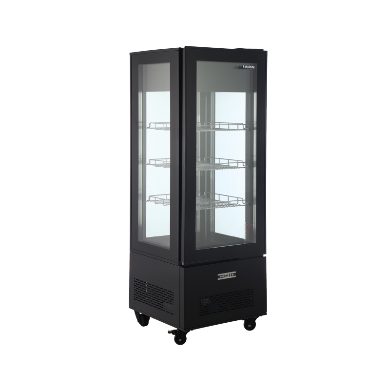 EXQUISITE - CDF400 - 4-SIDED GLASS UPRIGHT FREEZER