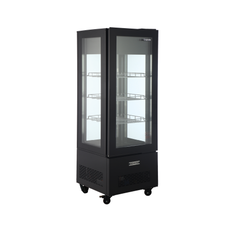EXQUISITE - CDF400 - 4-SIDED GLASS UPRIGHT FREEZER
