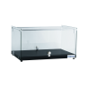EXQUISITE - CD35 Oak/Black - FLAT GLASS AMBIENT COUNTER TOP DISPLAY