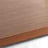 EXQUISITE - CD45 Oak/Walnut/Black - CURVED GLASS AMBIENT COUNTER TOP DISPLAY