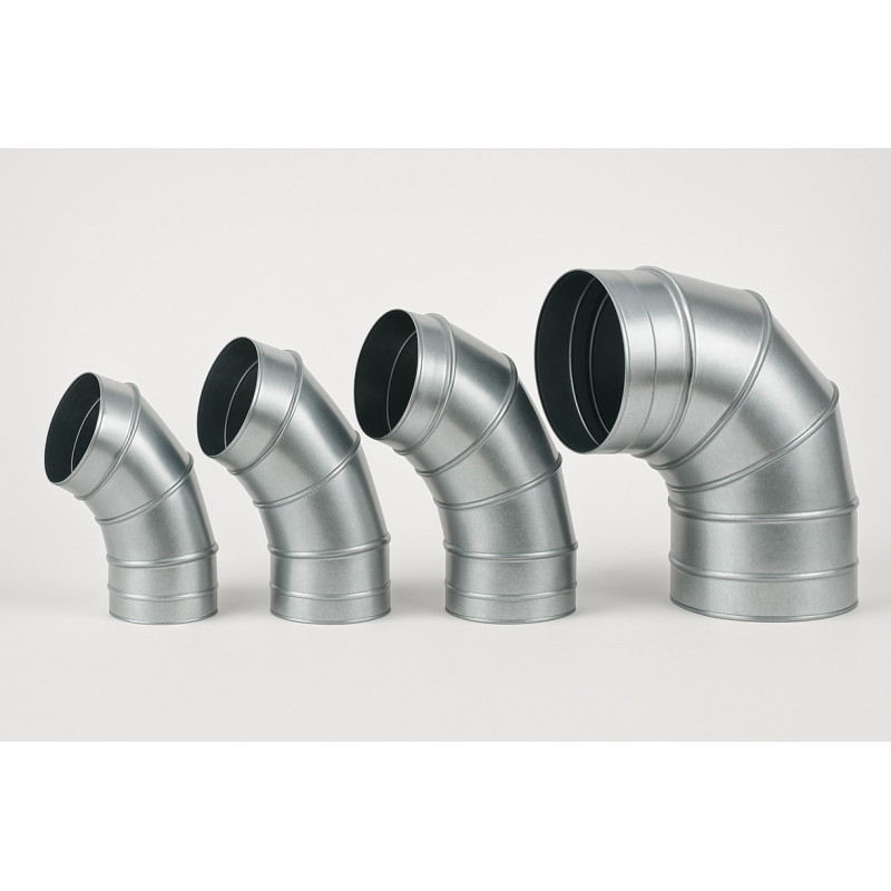 30 Degree Bend 381mm dia for 15" Canopy Duct