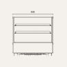Exquisite - CTC120 - Counter Top Curved Cake Display Refrigerators