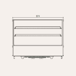 EXQUISITE - CTC160 - COUNTER TOP DISPLAY CABINETS - COLD