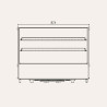 EXQUISITE - CTC160 - COUNTER TOP DISPLAY CABINETS - COLD