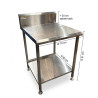 Used 700mm Wide Stainless steel Bench - ST27UK049