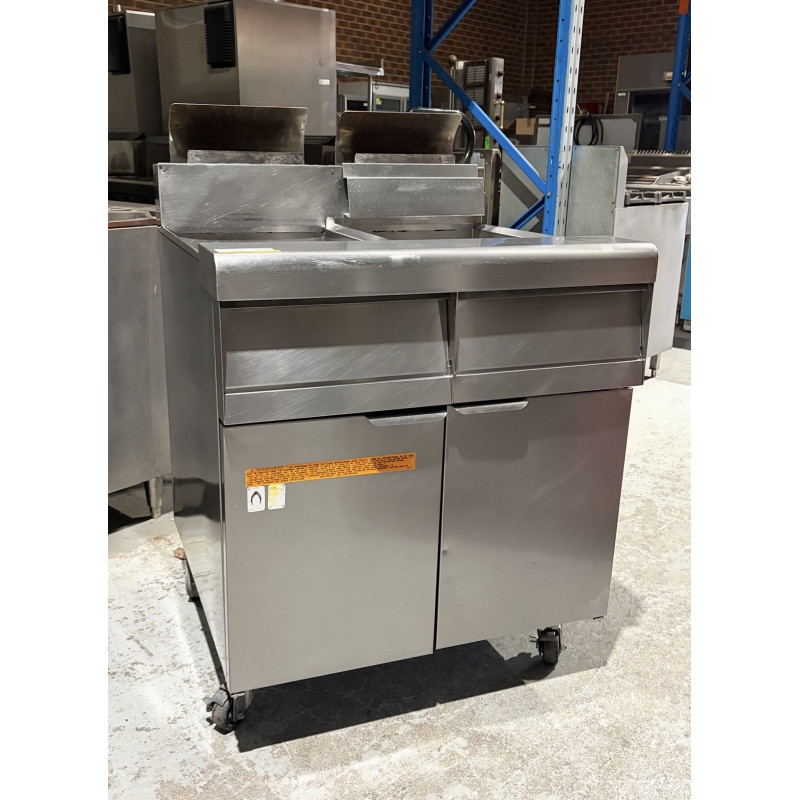 Used Fry Frymaster MJ240-NG Master Jet 2 x MJ140 20L Twin Fryers - ST26UK375