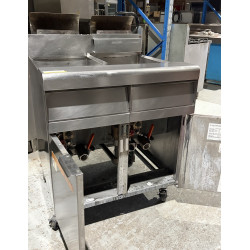 Used Fry Frymaster MJ240-NG Master Jet 2 x MJ140 20L Twin Fryers - ST26UK375