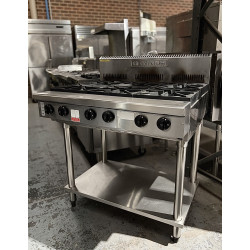 Used Goldstein PFB36 6 Burner Free Standing Boiler top on Stand - ST26UK127