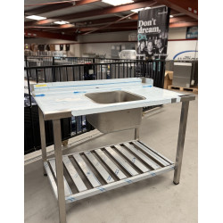 Used S/S Dishwasher Inlet bench - ST27UK057