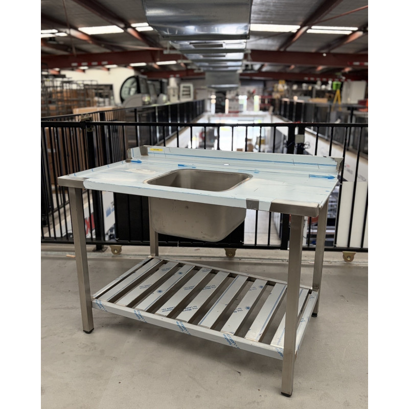 Used S/S Dishwasher Inlet bench - ST27UK057