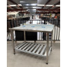 Used S/S Dishwasher outlet bench - ST27UK058