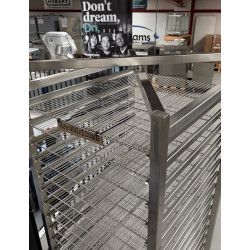 Used Stainless steel 18 Level 2/1 GN Nesting Trolley - ST27UK060