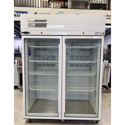 Used Williams Pearl HPS2GDCB Double Glass Door White Fridge - ST27UK066