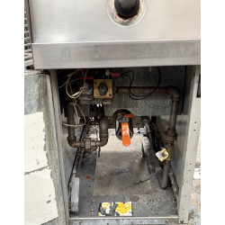 Used Frymaster PMJ135GSD 20L single pan, twin basket gas deep fryer - ST26UK374