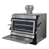 Never Used Pira 90 Lux ED Charcoal Oven Silver + black stand - ST27UK063