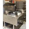 Used B+S Black UFWWD-2 Gas Two Hole Deluxe Waterless Wok Table - ST27UK064