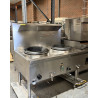Used B+S Black UFWWD-2 Gas Two Hole Deluxe Waterless Wok Table - ST27UK064