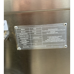 Used FED PW-DE  Stainless Steel Double Cabinet Plate Warmer 120 Plates - ST27UK074