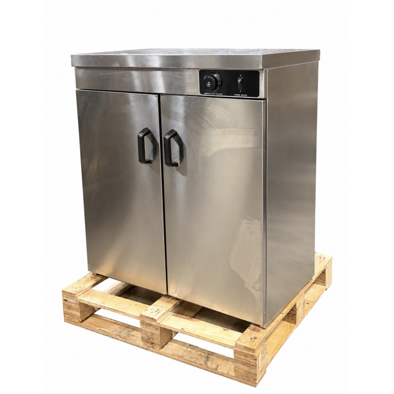 Used FED PW-DE  Stainless Steel Double Cabinet Plate Warmer 120 Plates - ST27UK074
