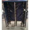 Stainless Steel 16 Tray Service Trolley With Thermal Blanket