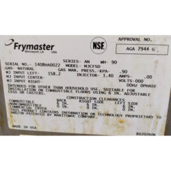 Used Frymaster MJCFSD Single pan deep fr