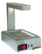 CHIP DUMP WARMERS are ideal for keeping chip and fry products warm. The overhead lamp illuminates product for enhanced appearance & presentation with internal heating to Keep cooked foods taste. Excellent for all fast food operations